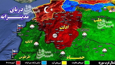 تیر تروریست‌ها در شرق استان ادلب به سنگ خورد/ جزئیات حملات سنگین به مواضع ارتش سوریه در حومه شهرک و فرودگاه ابوظهور + نقشه میدانی و عکس