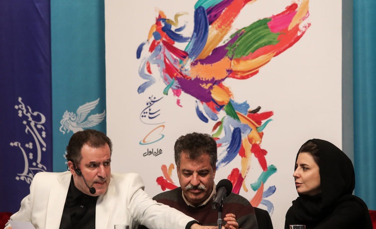 عکس/زوج نامدار سینمای ایران در نشست خبری «مردی بدون سایه»