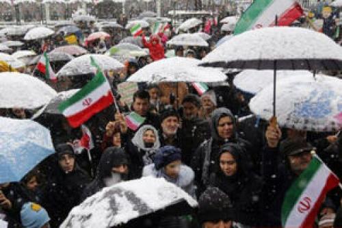 فیلم/اجابت درخواست آمریکایی‌هادرجشن انقلاب