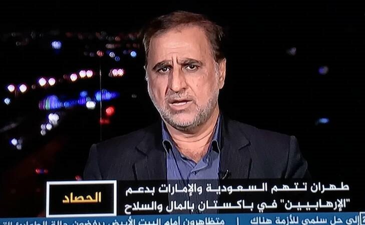 طوفان اسداللهی در شبکه الجزیره +عکس