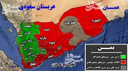 طوفان نیروهای یمنی در جنوب غرب استان نجران عربستان/ ضربات مهلک انصارالله به نظامیان و مزدوران سعودی + نقشه میدانی 