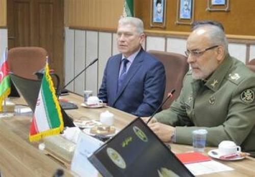 بازدید هیئت نظامی جمهوری آذربایجان از دانشگاه فرماندهی و ستاد ارتش