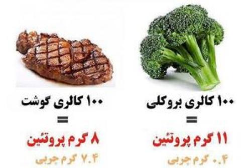 برتری‌های بروکلی نسبت به گوشت! +عکس
