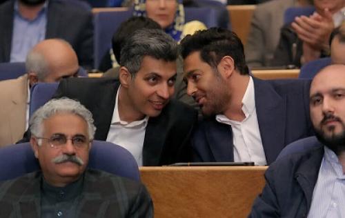 عکس/ حرف‌های درگوشی فردوسی‌پور و گلزار