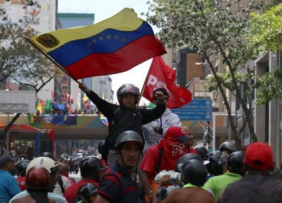 عکس/تظاهرات حامیان نیکلاس مادورو در ونزوئلا