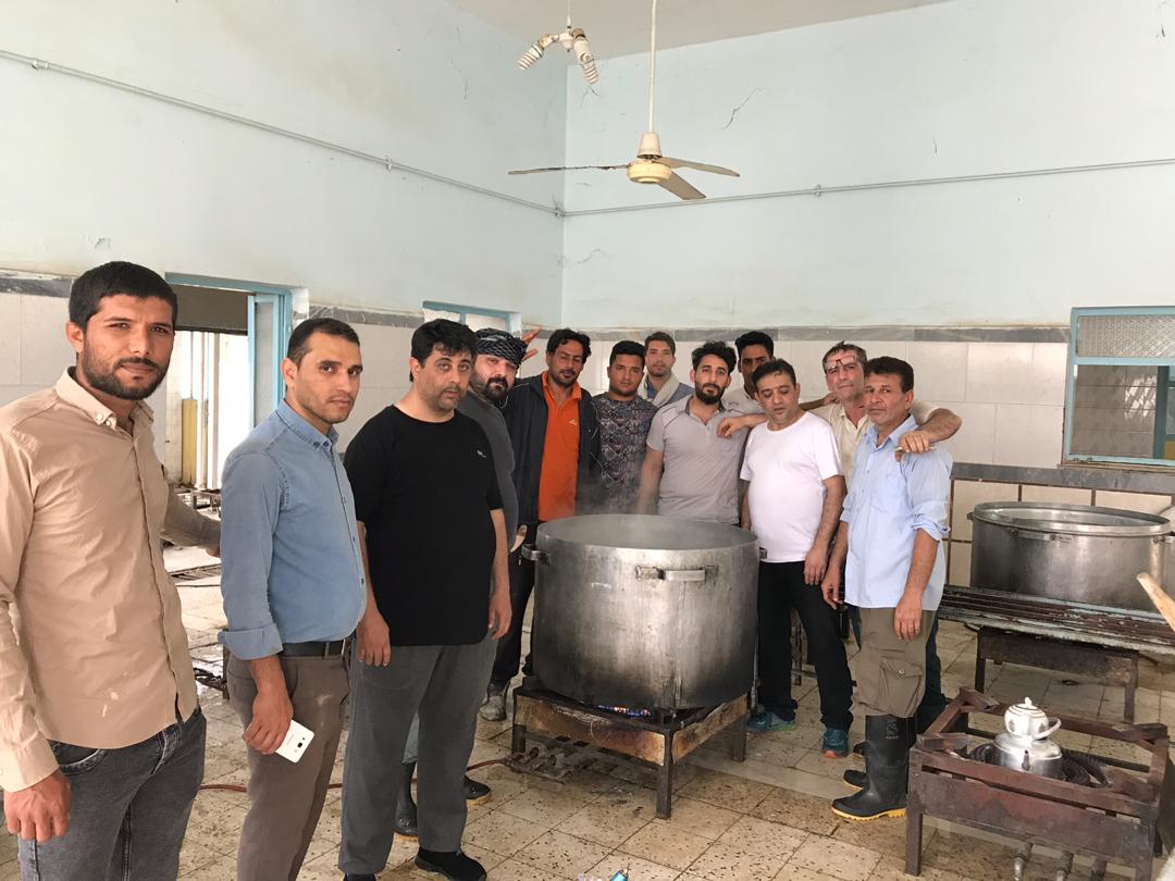 فیلم/بازدید سردار حمید مقدم فر ازآشپزخانه جاماندگان أربعین در سوسنگرد