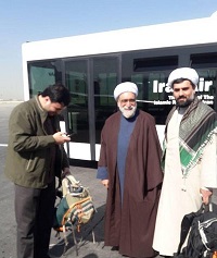 عکس/حجت السلام مروی بدون تشریفات در فرودگاه