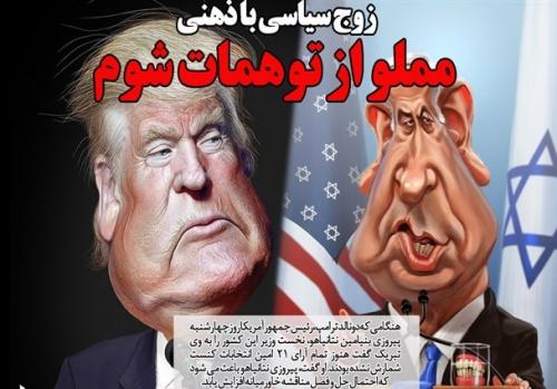 بین نتانیاهو و ترامپ چه می‌گذرد؟/ زوجی سیاسی با ذهنی مملو از توهمات شوم/ معامله قرن؛ آخرین تلاش ترامپ برای خوش رقصی مقابل صهیونیست ها
