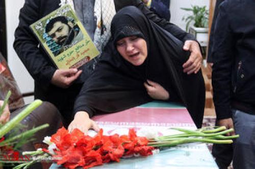 فیلم/ حرف‌های جانسوز مادر شهید مدافع حرم"مجید قربانخانی"