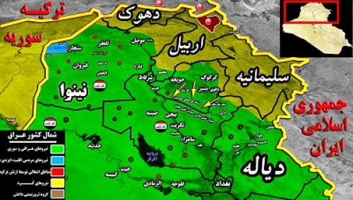 در قلب رشته کوه‌های صعب العبور حمرین عراق چه خبر است؟/ تلاش ناکام تروریست‌های فراری داعش برای تشکیل نقطه سرطانی جدید + عکس و نقشه میدانی