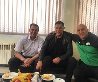 عکس/خوش وبش علیرضامنصوریان بادایی و غلامپور