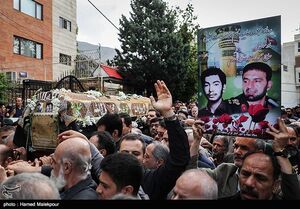 فیلم/ تشییع پیکر مادر شهیدان طهرانی مقدم