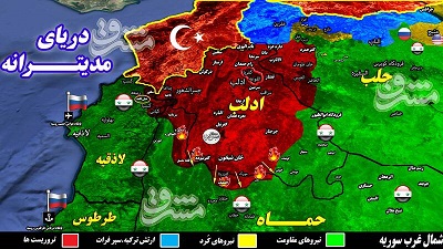 در شمال سوریه چه می‌گذرد؟/ انتقام سخت نیروهای ارتش سوریه از تروریست‌ها در مناطق اشغالی استان‌های حماه و ادلب + نقشه میدانی و عکس