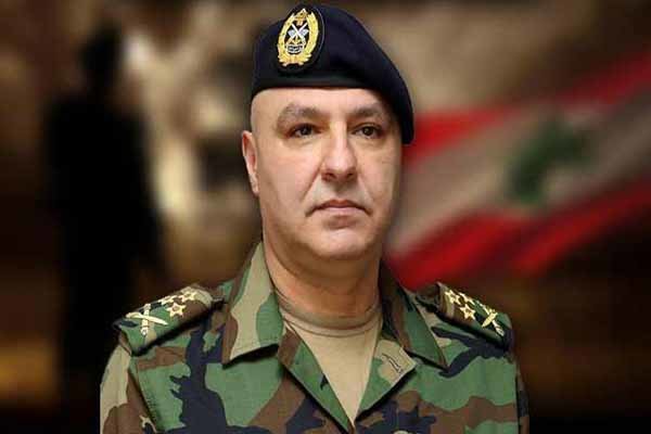 سفر فرمانده ارتش لبنان به آمریکا