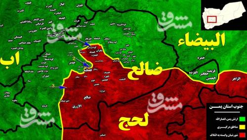  پاسخ دندان شکن به نیروهای ائتلاف غربی - عربی - صهیونیستی در جنوب یمن/ آزادی هزار و 500 کیلومتر مربع از مساحت اشغالی در استان ضالع + نقشه میدانی و عکس