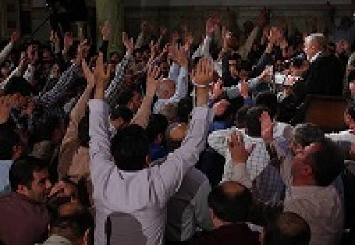 عکس/شب هشتم ماه رمضان98 در مسجد ارک تهران