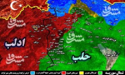 جزئیات حملات سنگین تروریست ها به شمال غرب شهر حلب/ شهادت 4 تن از نیروهای دفاع مردمی در حومه شهرک‌های شیعه‌نشین نبل و الزهراء + عکس و نقشه میدانی