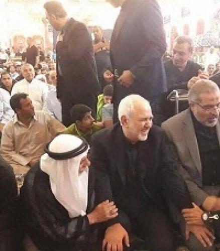 عکس/تشرف ظریف به حرم مطهر امام علی(ع)