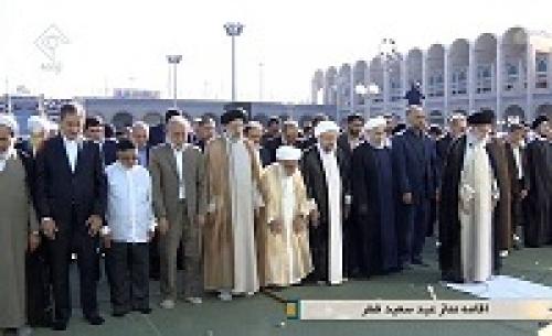 عکس/ مسئولان صف اولی نماز عید فطر امسال
