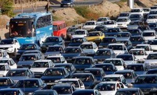  ترافیک سنگین در ورودی‌های شرقی تهران