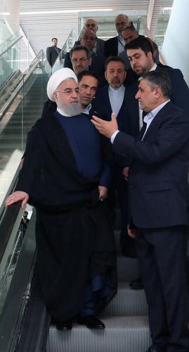 عکس/ افتتاح ترمینال جدید فروگاه امام(ره) توسط روحانی