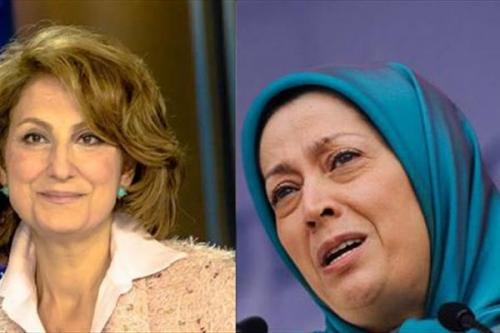 قدردانی ملکه ی ترور (مریم رجوی ) از ستاره درخشش