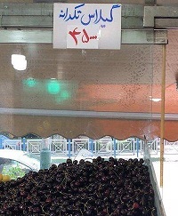عکس/ یارانه هر ایرانی، یک کیلو گیلاس!