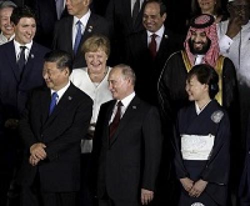 عکس یادگاری سران نشست جی ۲۰
