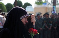 عکس/تشییع شهدای دفاع مقدس در استان‌ها
