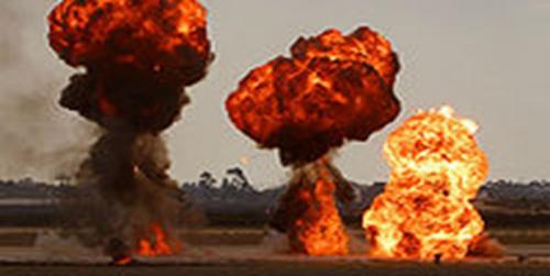 برخورد خودروی پلیس ایرانشهر با تله انفجاری
