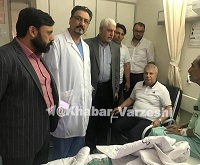 عکس/ عیادت علی پروین از عزیزی
