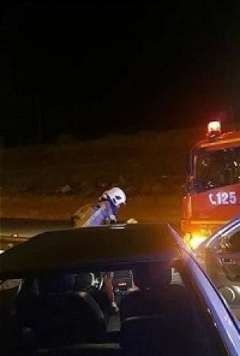 عکس/تصادف مرگبار باگاردیل درجاده مخصوص