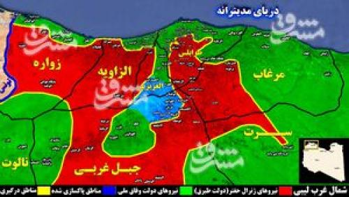 آخرین خبرها از تحولات میدانی شمال غرب لیبی/ تلاش نیروهای مورد حمایت آمریکا برای فرار از محاصره در استان طرابلس + نقشه میدانی و عکس