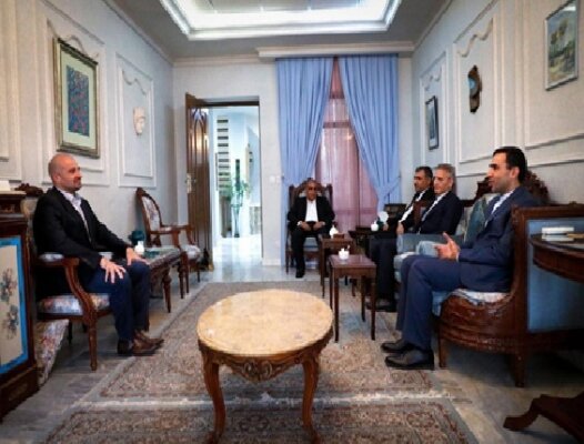 دیدار سرکنسول ایران با فرزند جلال طالبانی