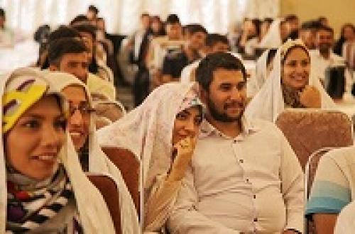 عکس/ جشن ازدواج آسان نوعروسان در خراسان شمالی