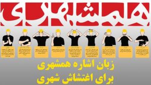 زبان اشاره همشهری برای اغتشاش شهری +فیلم