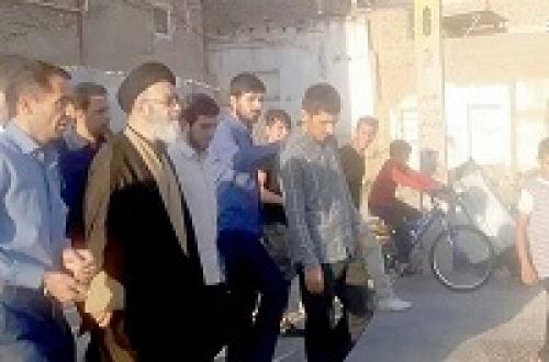 عکس/بازدیدحجت‌الاسلام آل هاشم از مناطق حاشیه‌نشین تبریز
