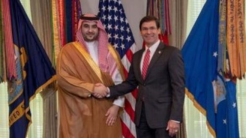 دیداروزیردفاع آمریکاوبرادربن سلمان درواشنگتن 