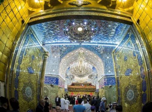 تصویر زیباازحرم حضرت ابوالفضل(ع)