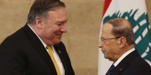 تهدیدپامپئوعلیه دولت لبنان 