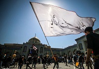 عکس/عزاداری ظهرعاشورادرحرم حضرت عبدالعظیم (ع)