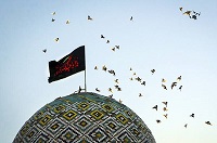 عکس/اجتماع عزاداران سیدالشهدا(ع)در ابهر