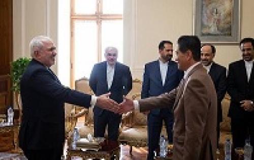 عکس/دیدارخداحافظی ظریف باسفیرکره‌شمالی