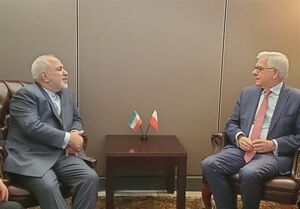  دیدار ظریف و همتای لهستانی در نیویورک