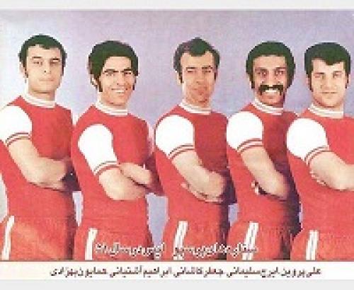عکس/کاشانی درمیان ستاره‌های پرسپولیس
