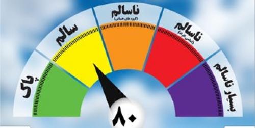  هوای پایتخت سالم است 