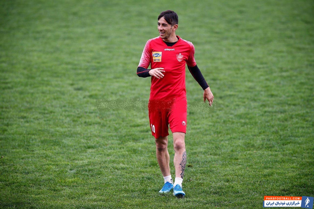 جنجال دراردوگاه پرسپولیس:جریمه سنگین پرسپولیس برای بازیکن خاطی کالدرون