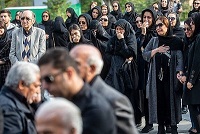 عکس/چهره‌هادرتشییع پیکر«بیژن علی‌محمدی»