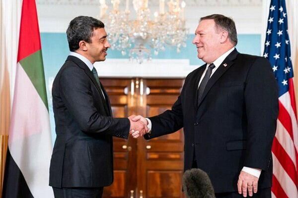 گفت‌و‌گوی پمپئو با وزیر خارجه امارات در مورد ایران