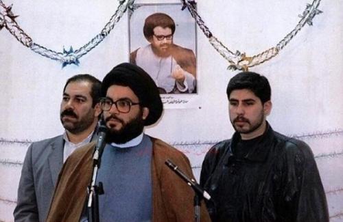 عکس منتشر نشده از سیدحسن نصرالله در قم